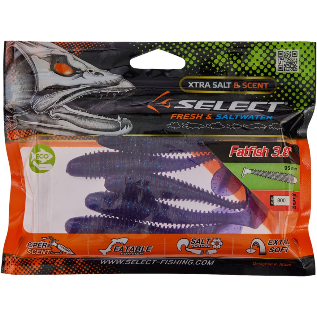 Силікон рибальський Select FatFish 3.8" 800 (5 шт/уп) (1870.72.13) - зображення 2