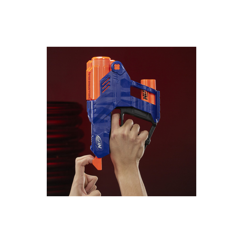 Іграшкова зброя Hasbro Nerf Elite Shellstrike DS-6 (E6170) - зображення 6