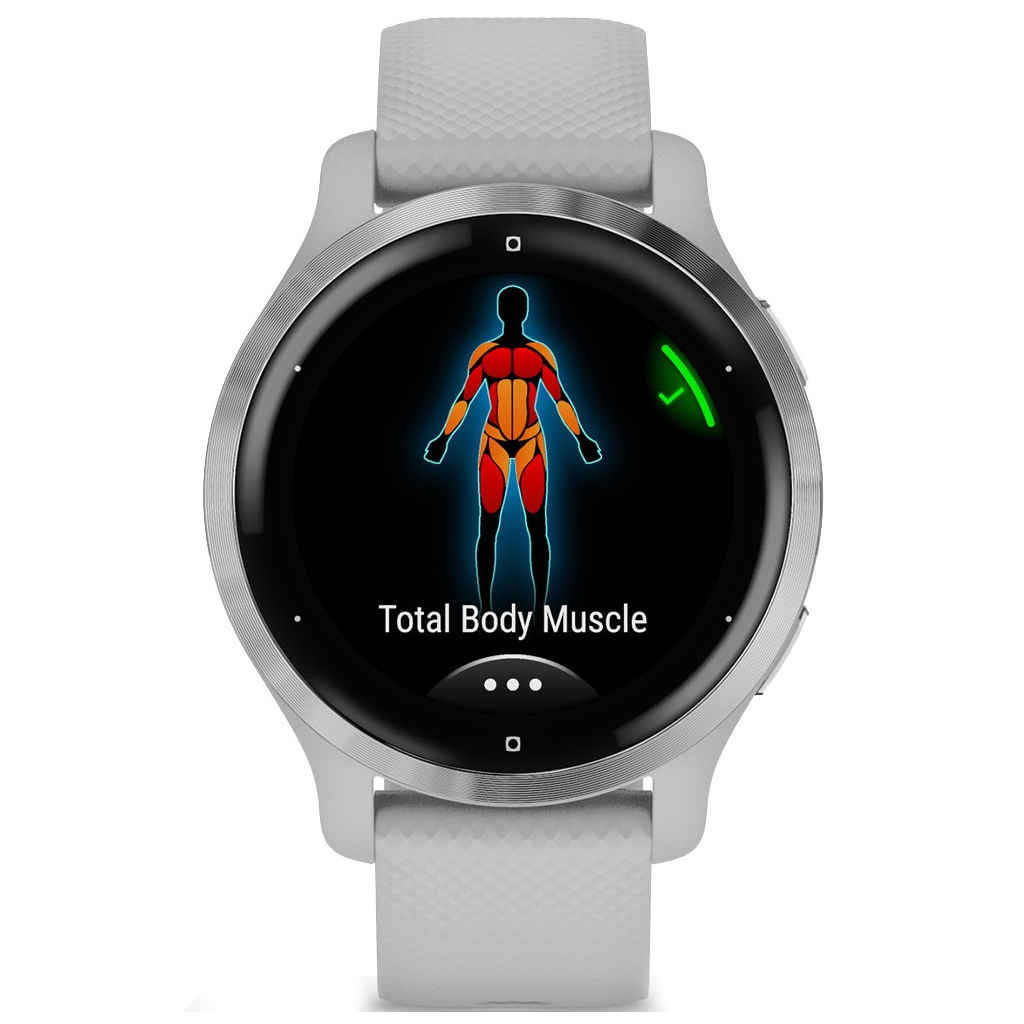 Смарт-годинник Garmin Venu 2S, Mist Grey + Passivated (010-02429-12) - зображення 2