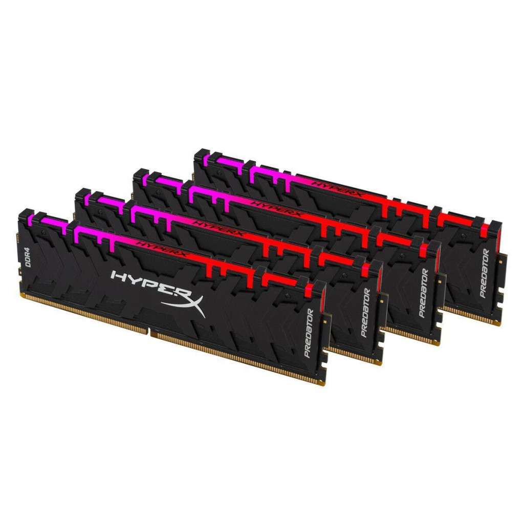 Модуль пам'яті для комп'ютера DDR4 32GB (4x8GB) 3200 MHz HyperX Predator Kingston Fury (ex.HyperX) (HX432C16PB3AK4/32) - зображення 2