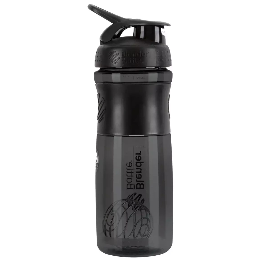 Шейкер спортивний BlenderBottle SportMixer Flip 28oz/820ml Black (SM 28oz Black) - зображення 3