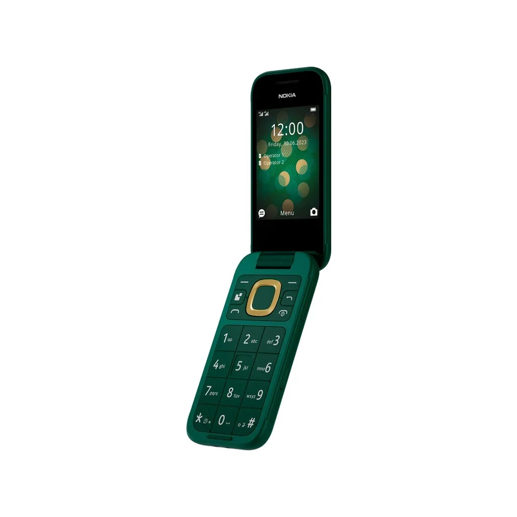 Мобільний телефон Nokia 2660 Flip Green - зображення 10
