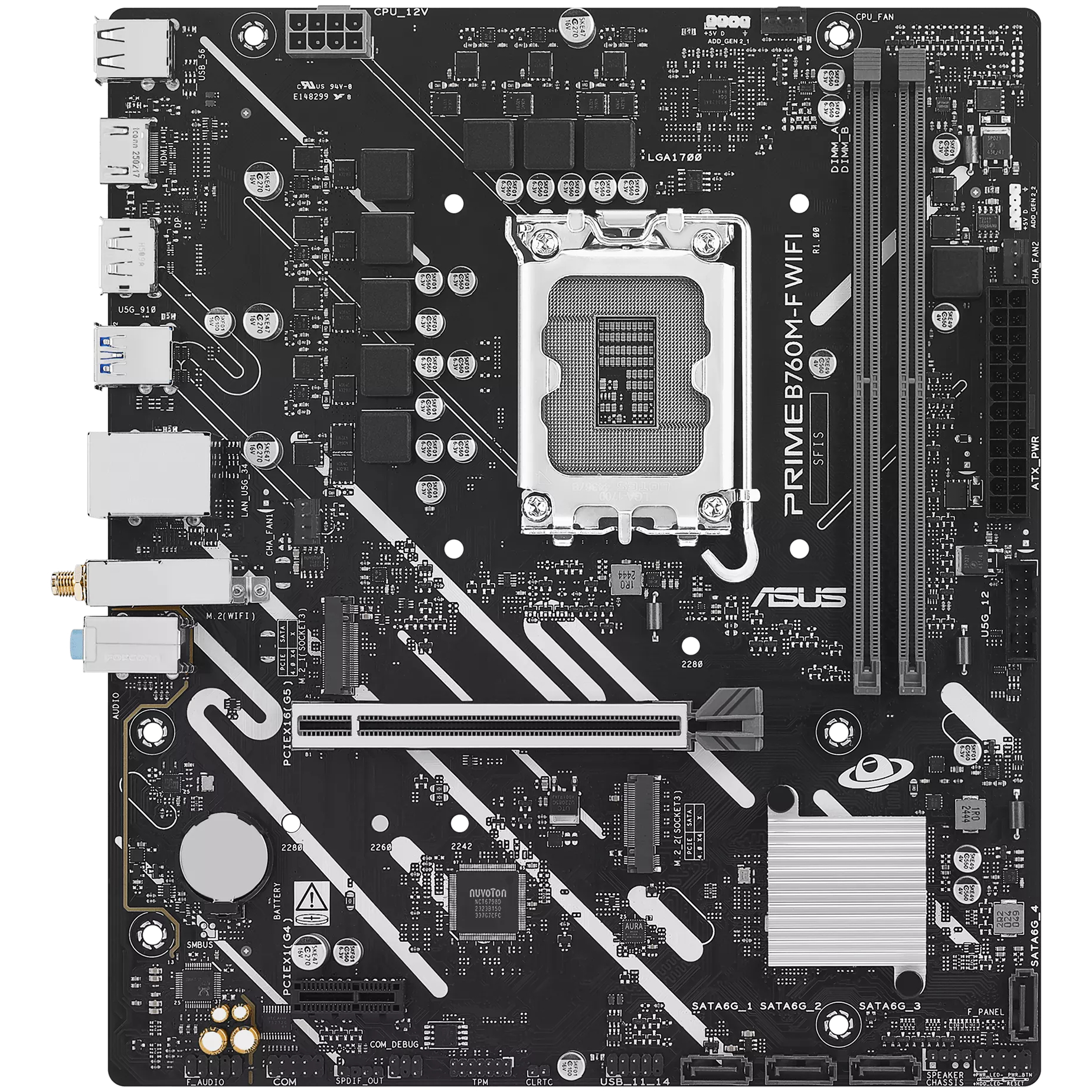 Материнська плата Asus Prime B760M-F WiFi Socket 1700 - picture 9