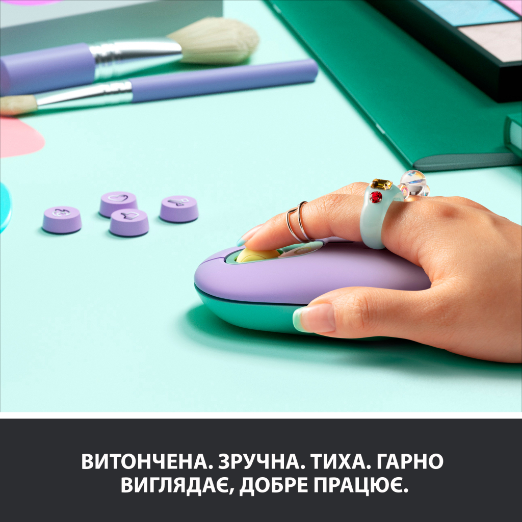 Мишка Logitech POP Mouse Bluetooth Daydream Mint (910-006547) - зображення 4