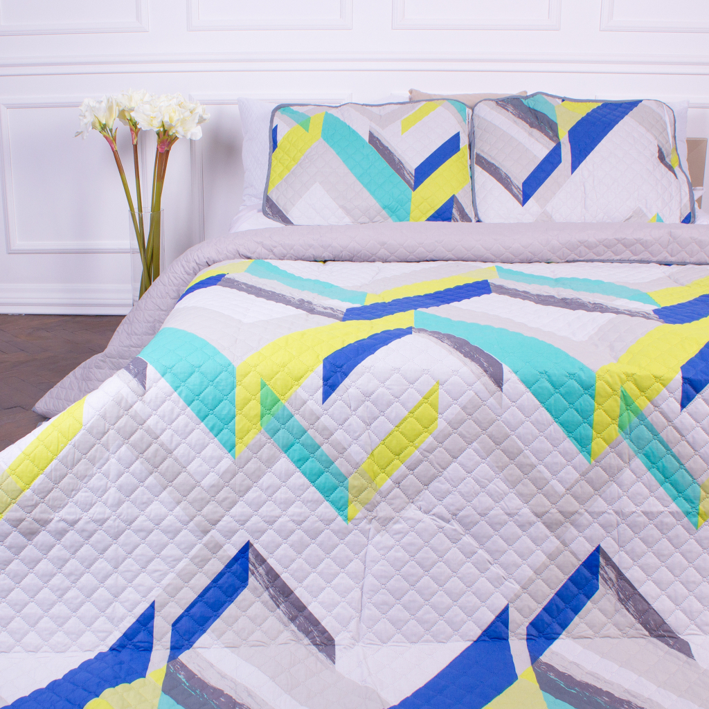 Покривало MirSon набір Color Fun Line №7125 Viltor 150х210 + наволочка 50х70 (2200006075332) - зображення 1