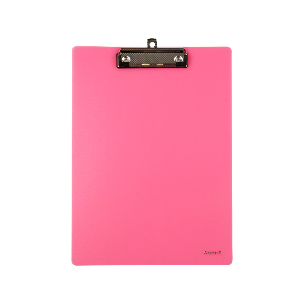 Клипборд-папка Axent з металевим кліпом А4 Рожева (2515-10-A) - изображение 1