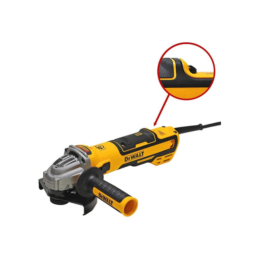 Шліфувальна машина DeWALT 1700 Вт, 2200-10500 об/хв, d=125 мм (DWE4357) - зображення 2