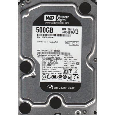 Жорсткий диск 3.5"  500Gb WD (#WD5001AALS-FR#) - зображення 1