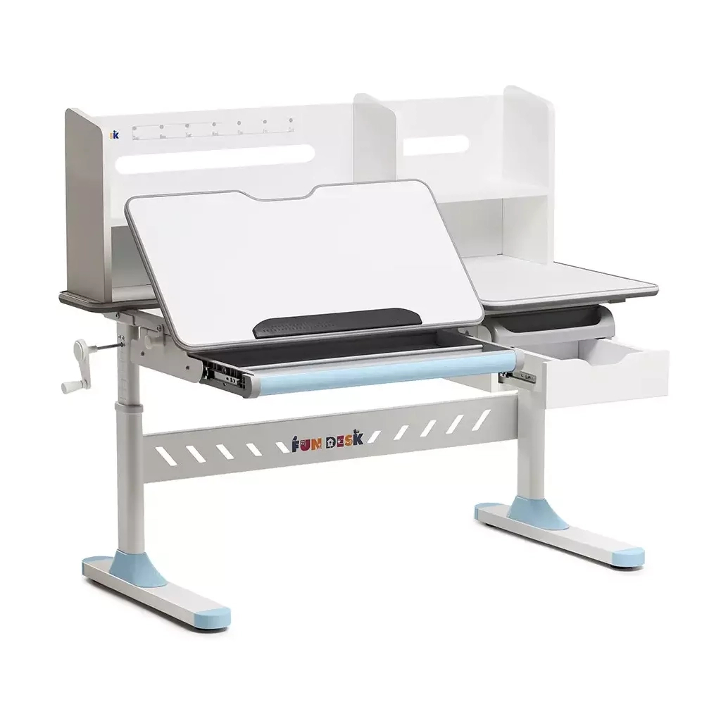 Парта FunDesk (1+1+1) (FIORE II BLUE) - зображення 2