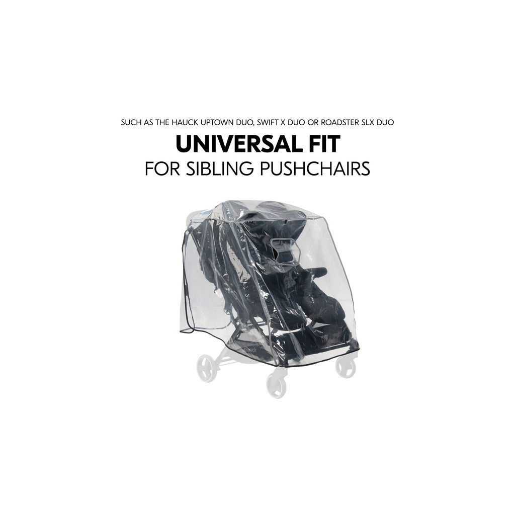 Дощовик Hauck Pushchair Raincover Duo (55081-6) - зображення 7