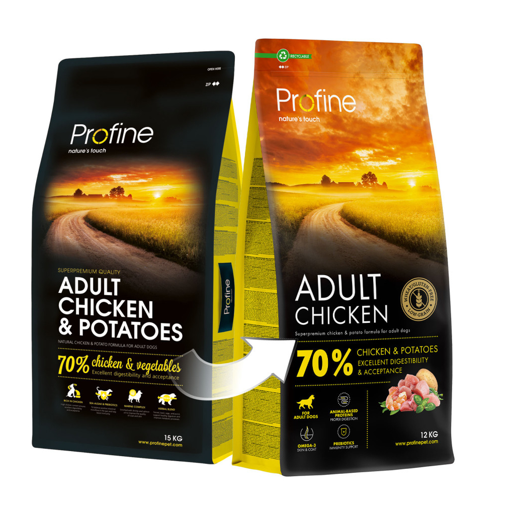 Сухий корм для собак Profine Chicken and Potatoes для дорослих собак всіх порід 12 кг (8595602570010) - зображення 4