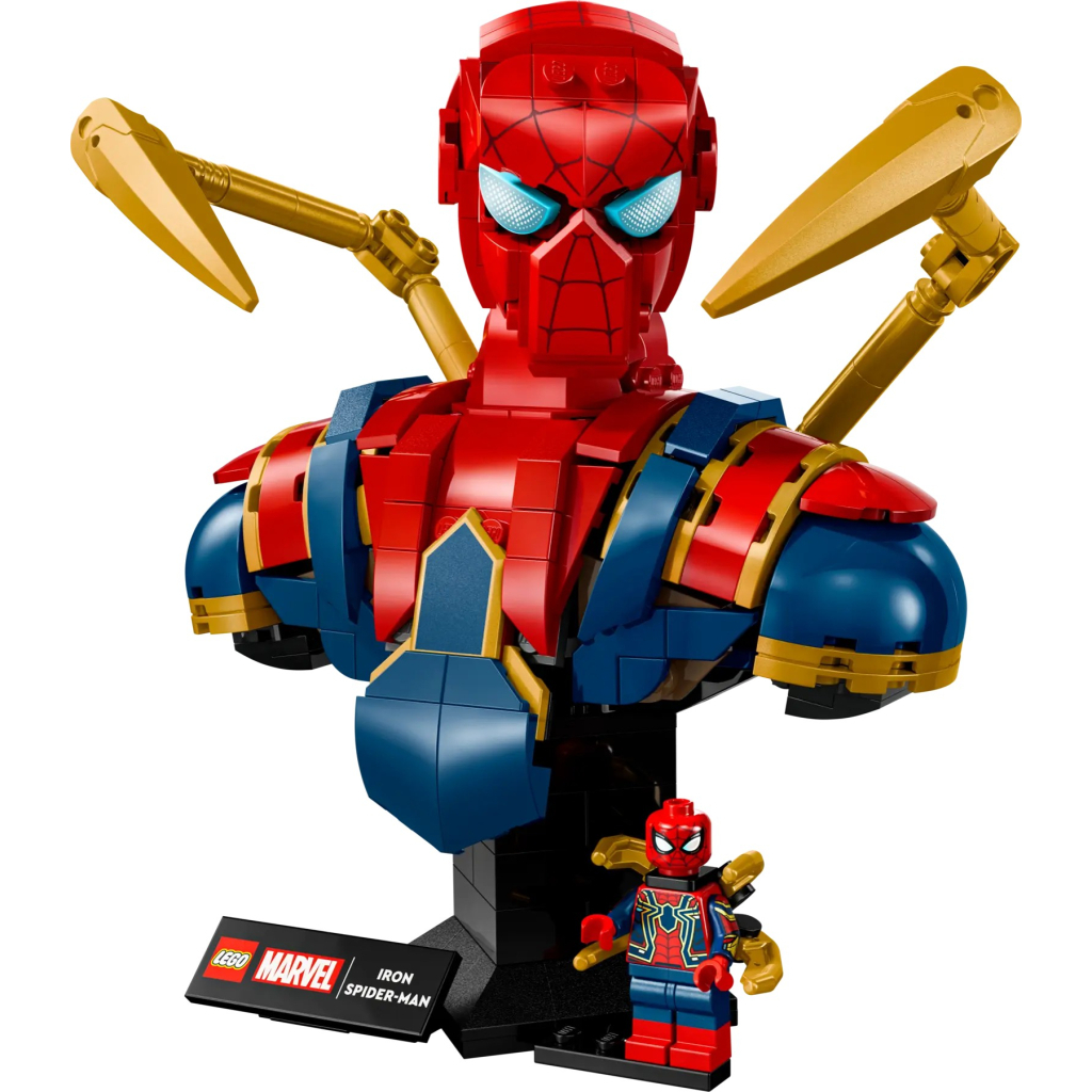 Конструктор LEGO Super Heroes Погруддя Залізної Людини-Павука (76326) - зображення 4