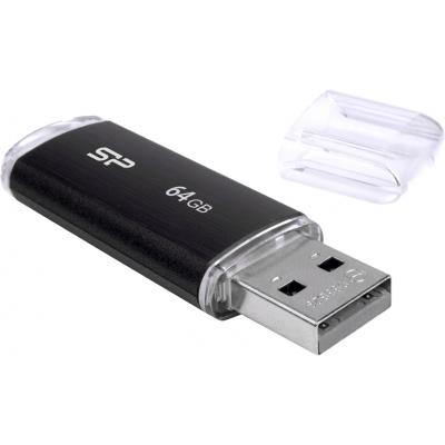 USB флеш накопичувач Silicon Power 64GB Ultima U02 Black USB 2.0 (SP064GBUF2U02V1K) - зображення 5