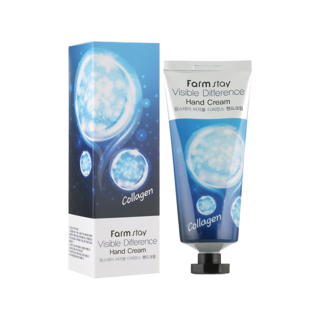 Крем для рук FarmStay Visible Difference Hand Cream Collagen З колагеном 100 г (8809338560079) - зображення 2