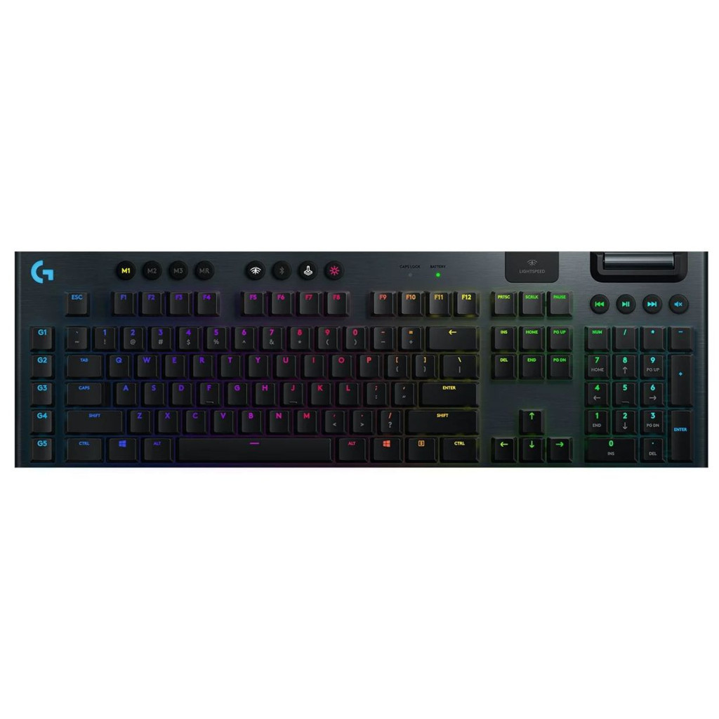 Клавіатура Logitech G915 Lightspeed RGB Wireless GL Tactile UA Black (920-008910) - зображення 1