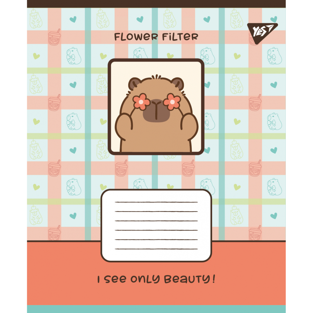 Зошит Yes Capy vibes А5 24 аркушів лінія (767956) - зображення 5