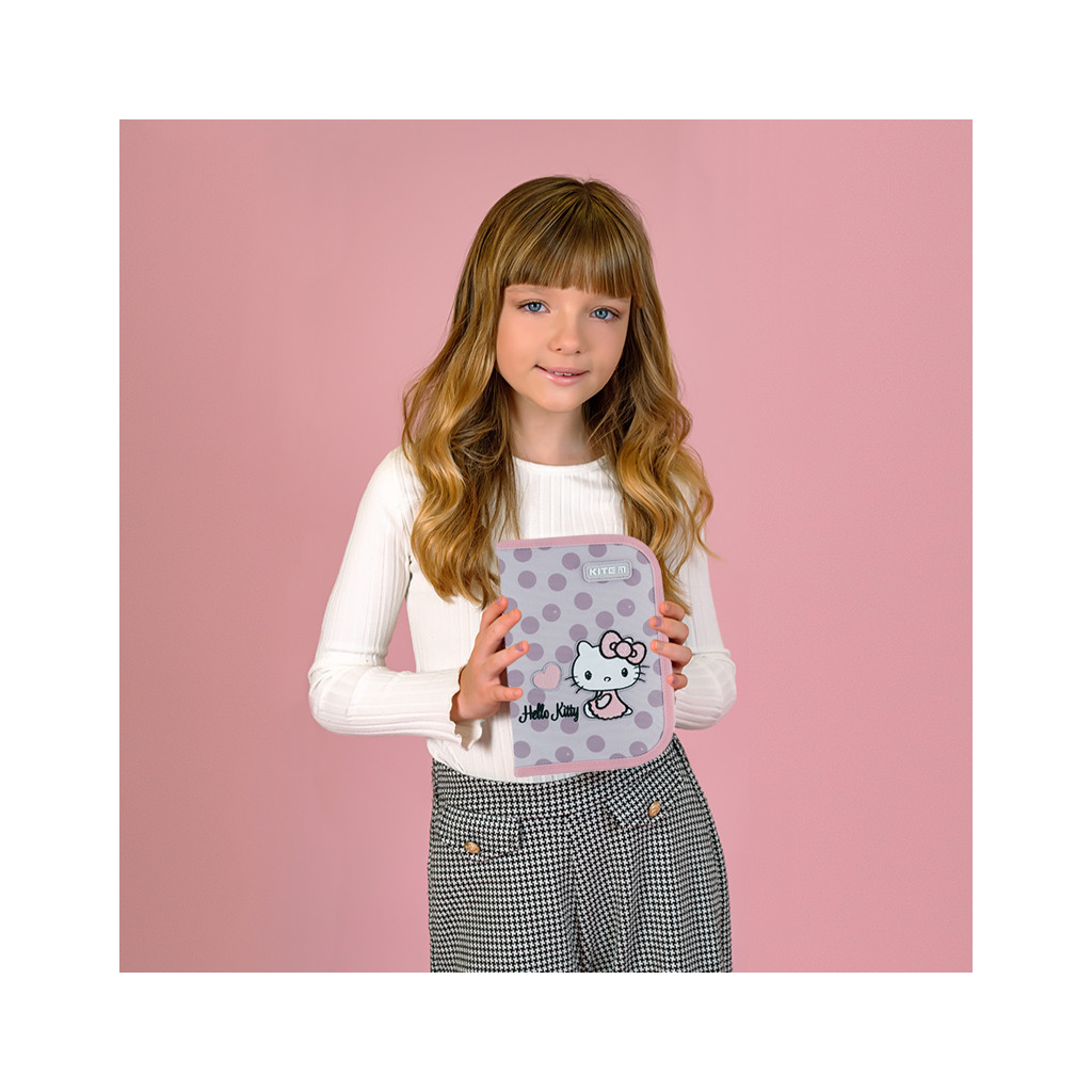 Пенал Kite Hello Kitty HK24-622, 1 відділення, 2 відвороти (HK24-622) - зображення 7