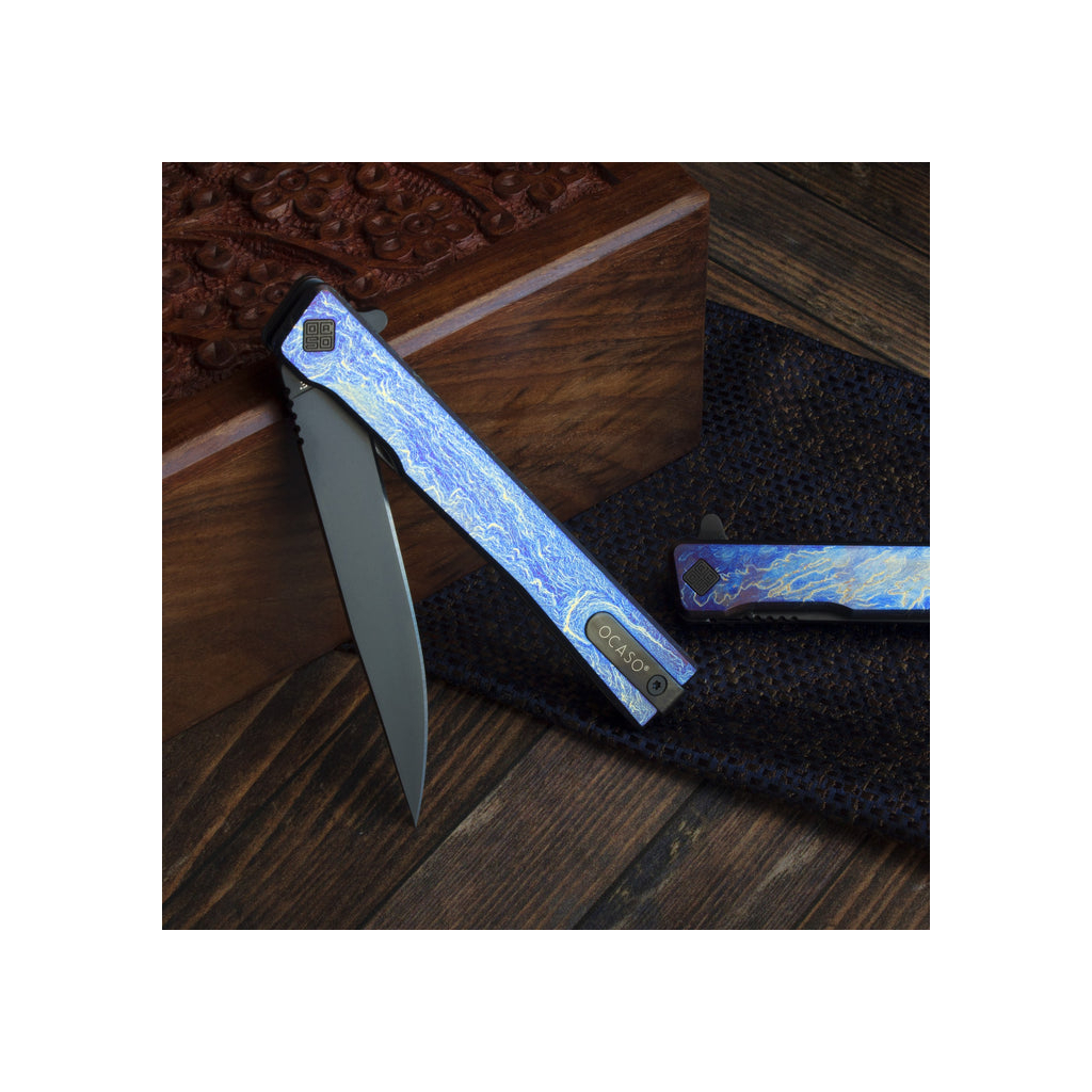 Ніж Ocaso Solstice, Anodized titanium, Black (10DBB) - зображення 7