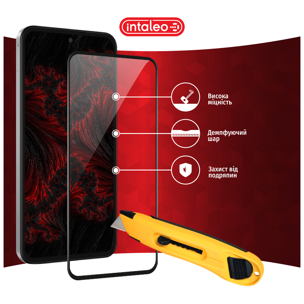 Скло захисне Intaleo Full Glue Samsung M35 Black (1283126593864) - зображення 5