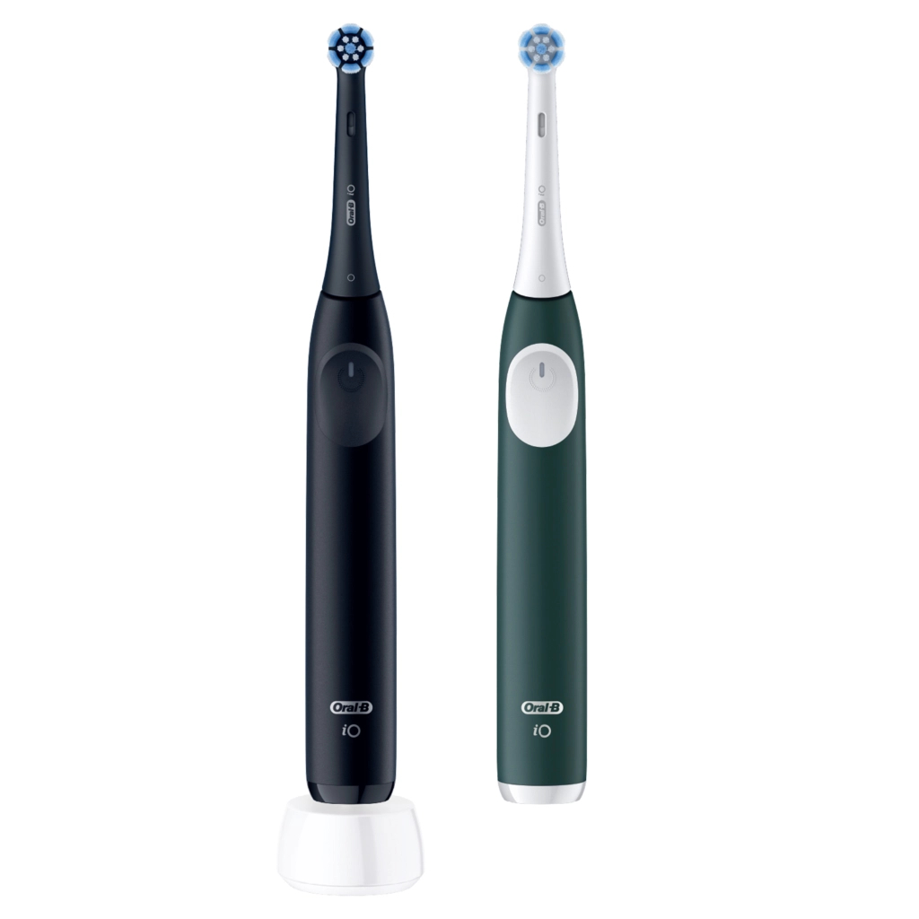 Електрична зубна щітка Oral-B iO2 Series Night Black / Forest Green + Extra Handle - зображення 1