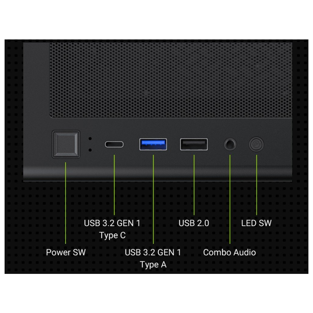 Корпус для ПК Gamemax AERIS 330 MB - зображення 9