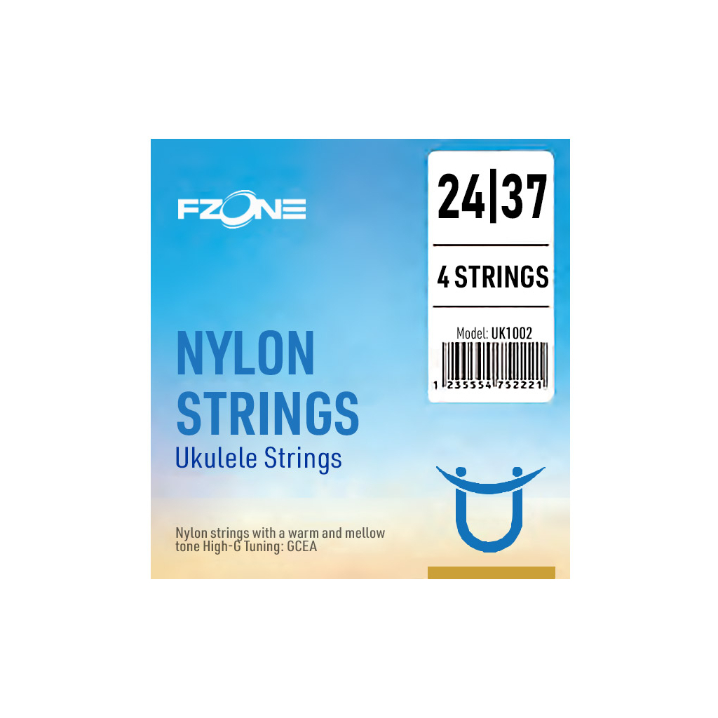 Струни для гітари Fzone Ukulele Soprano (24-37) (UK1002) - зображення 1
