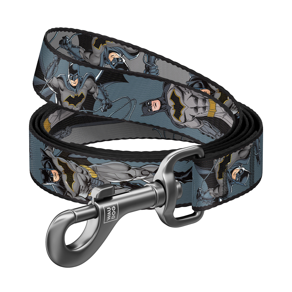 Повідець для собак WAUDOG Nylon "Тінь Бетмена" M (341-1078) - зображення 1