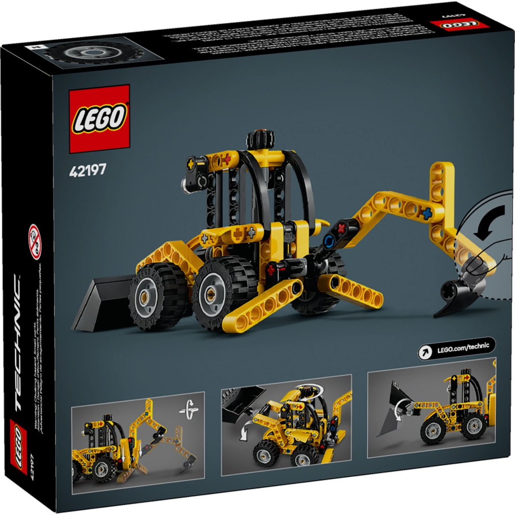 Конструктор LEGO Technic Екскаватор-навантажувач (42197) - зображення 8