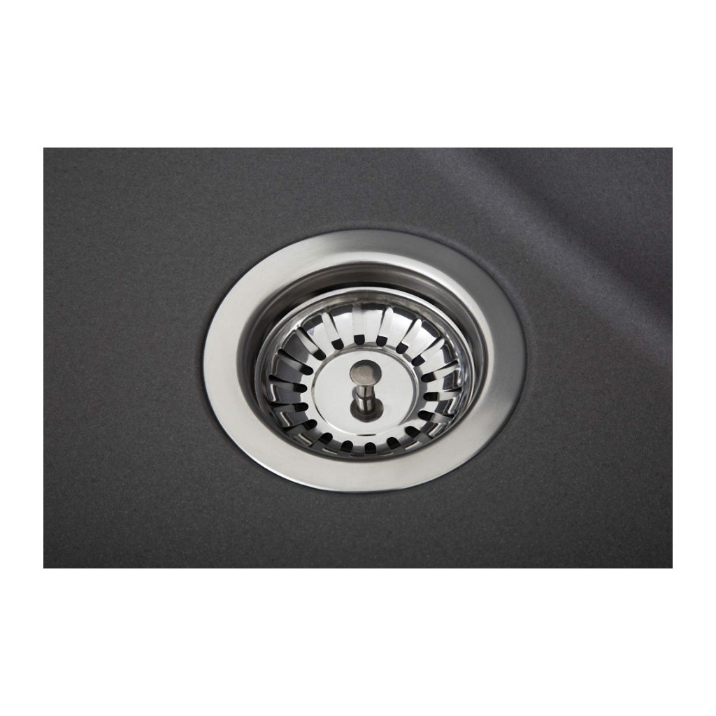 Мийка кухонна Elleci Q 105 under top titanium 73 - зображення 3