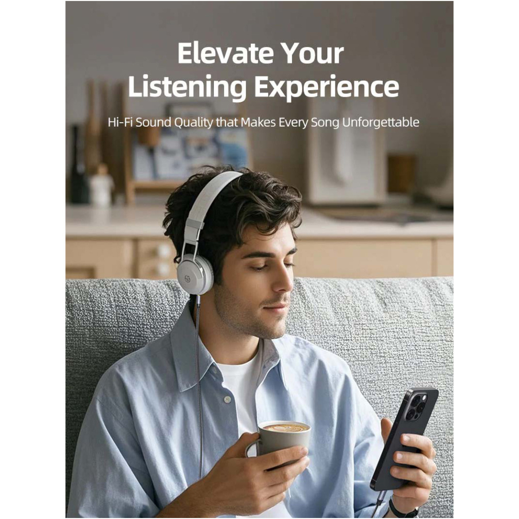 Кабель мультимедійний USB-C to 3.5mm M 1.0m Cabletime (CA915767) - picture 3