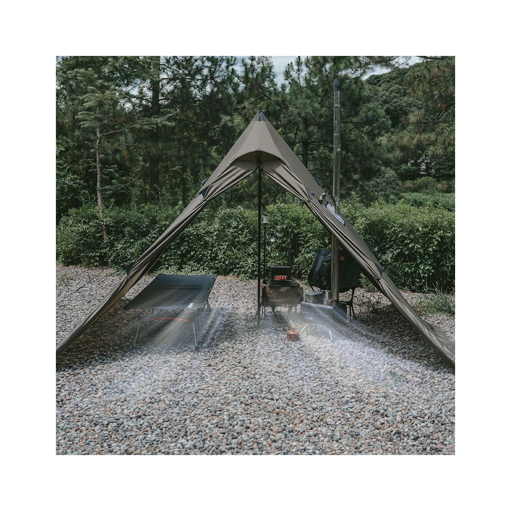 Намет Naturehike із гострою верхівкою CNK2300ZP025 коричневий (6976023922534) - зображення 9