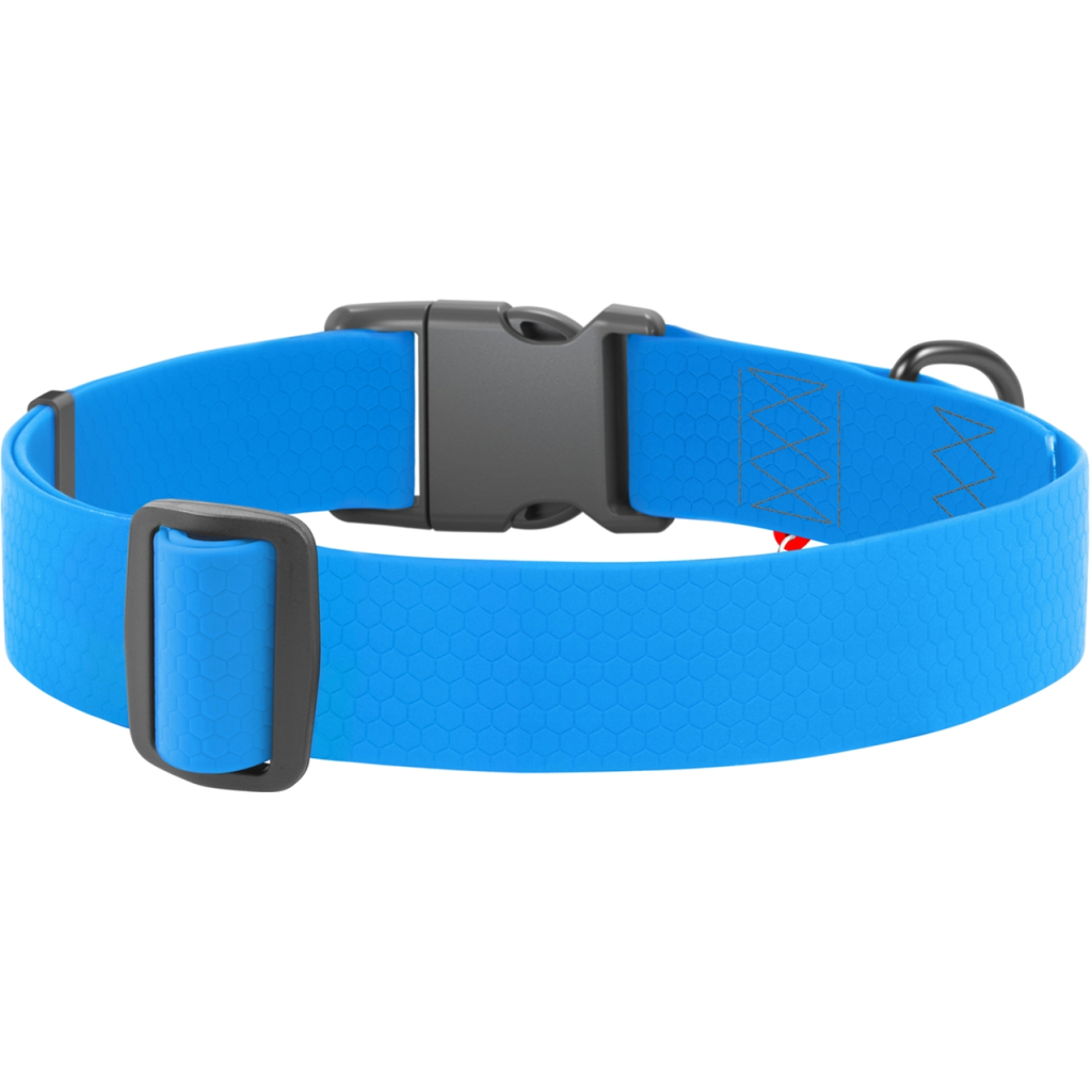 Нашийник для тварин WAUDOG Waterproof з QR паспортом пластиковий фастекс XXL блакитний (25112) - зображення 2