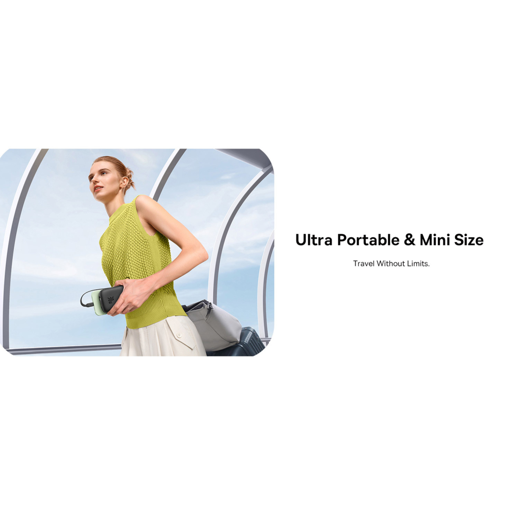 Батарея універсальна Baseus QPow2 20000mAh 30W, with 2*Type-C Cable, White (P10055009213-00) - зображення 10