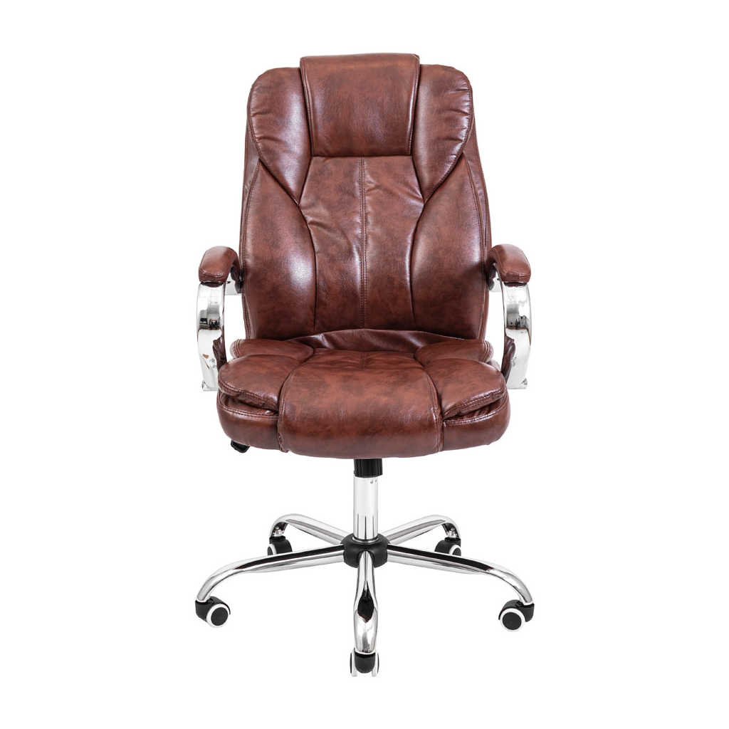 Офісне крісло Richman Гранде Хром М-1 (Tilt) Коричнева (ADD0001828) - зображення 2