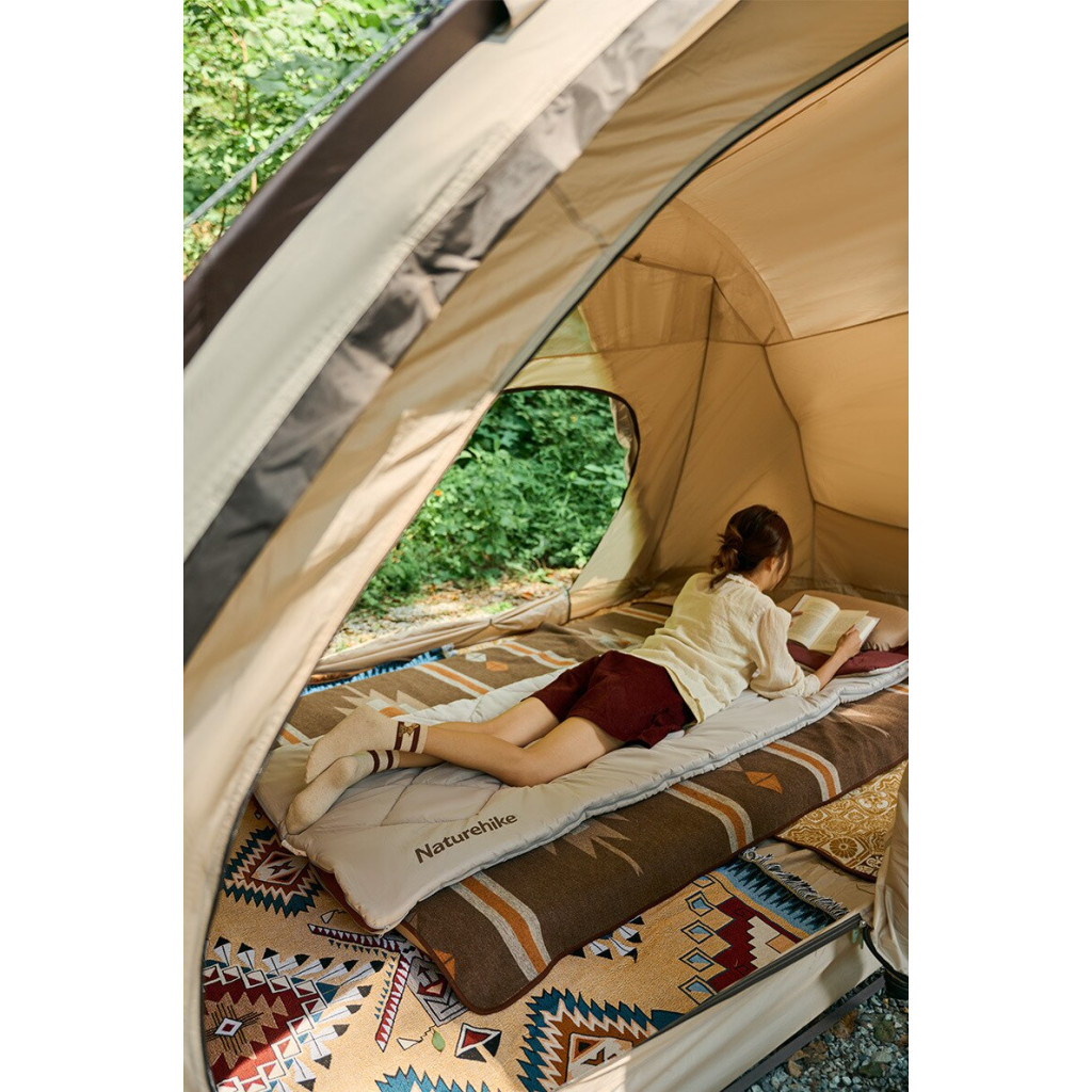 Спальний мішок Naturehike R350 CNH22SD005 Burgundy/Beige (6927595753514) - зображення 7