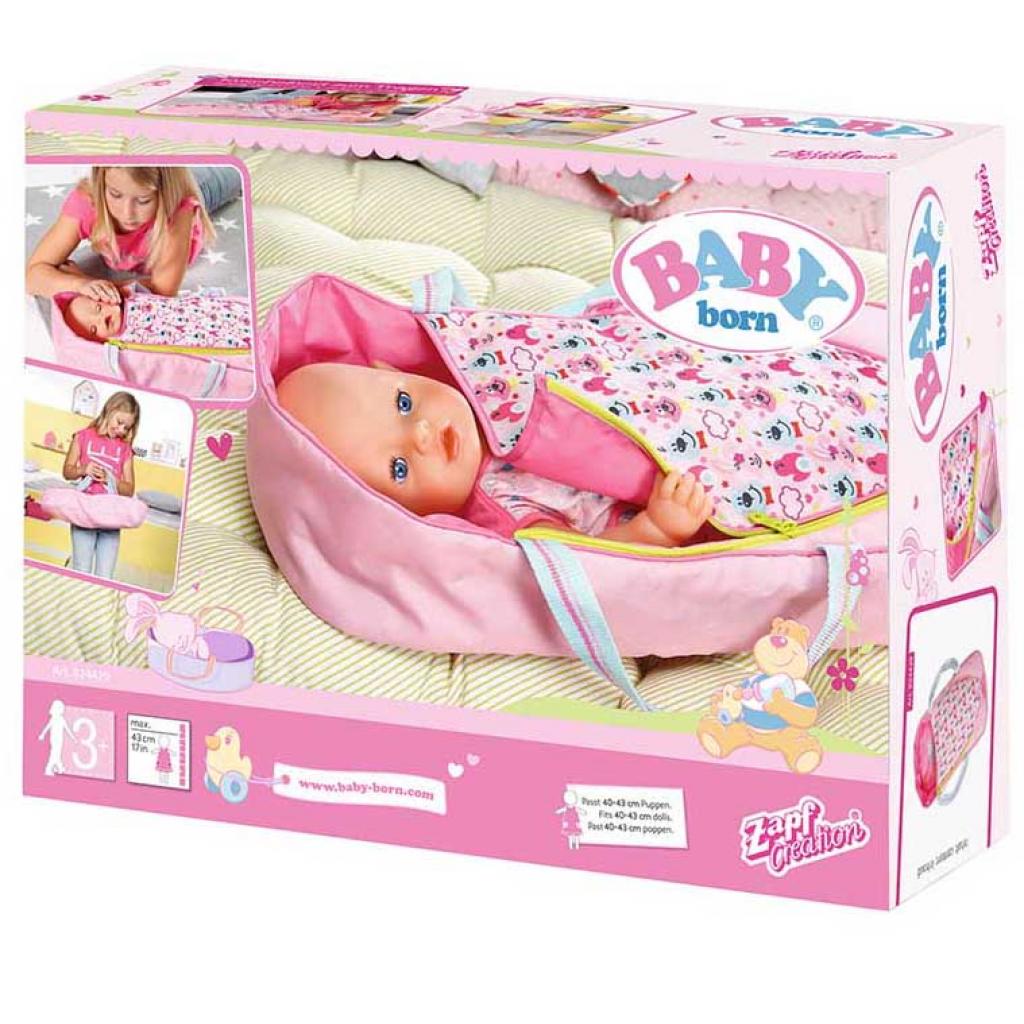 Аксесуар до ляльки Zapf Люлька-переноска Baby Born 2 в 1 Яскраві (824429) - зображення 8