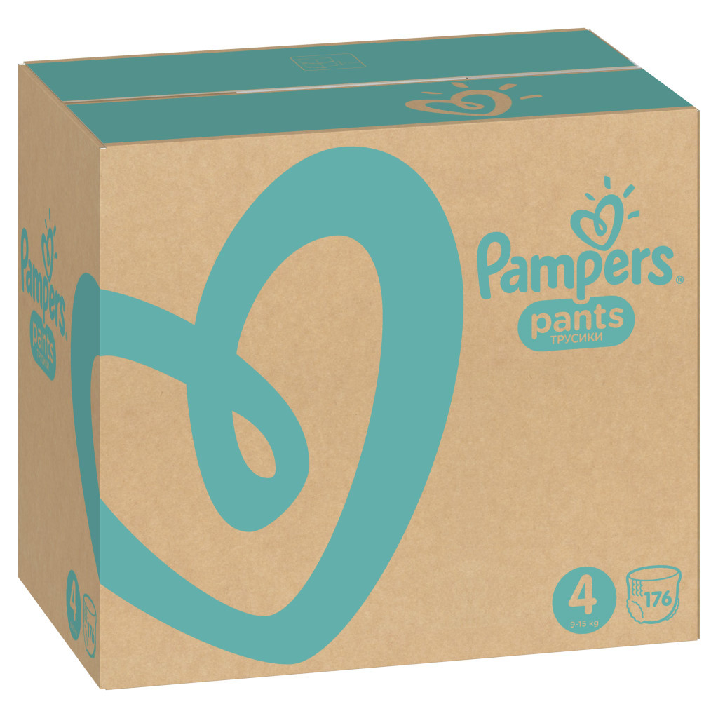 Підгузки Pampers трусики Pants Maxi Розмір 4 (9-15 кг), 176 шт (8001090807922) - зображення 4