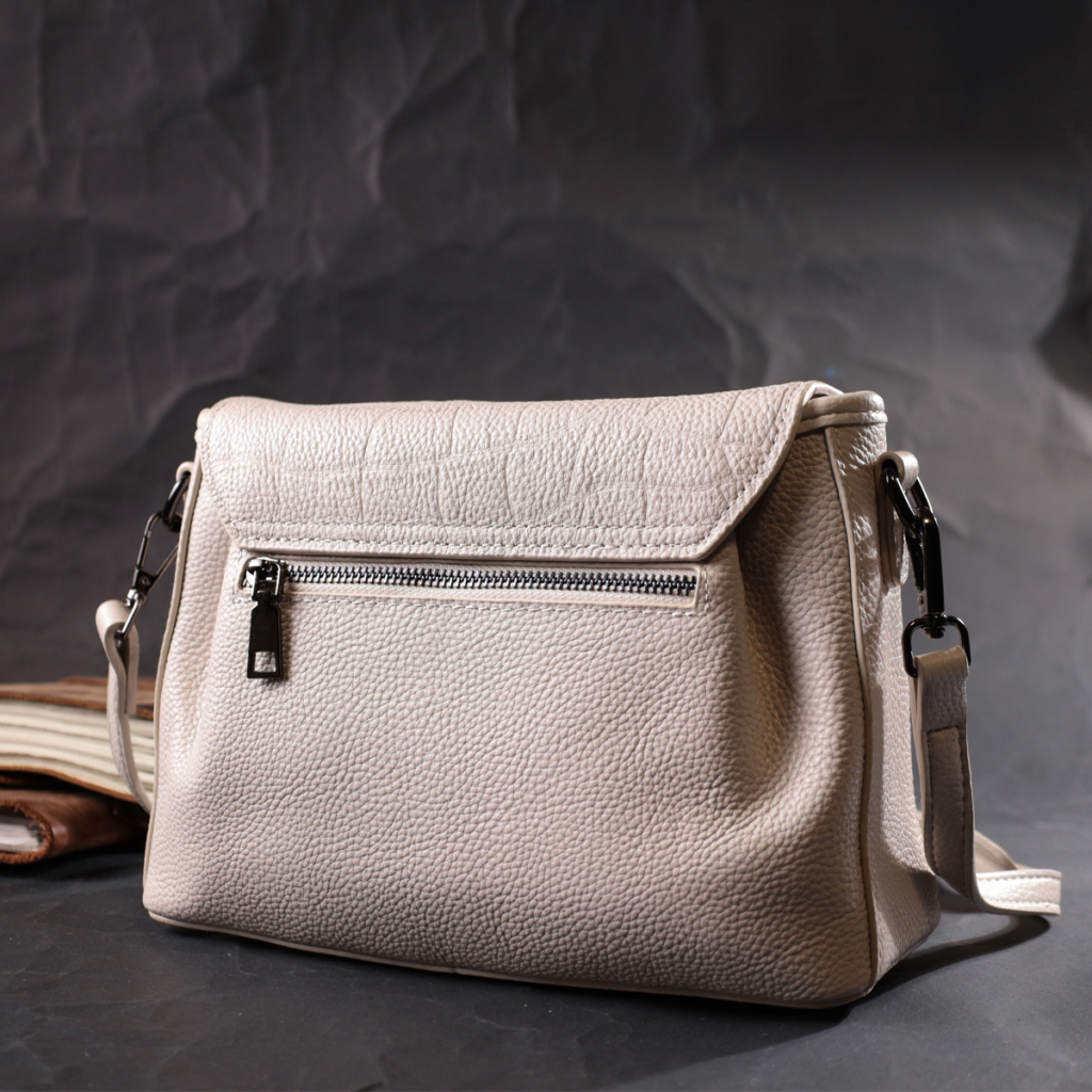 Сумка Vintage З натуральної шкіри Біла (22331) - зображення 11