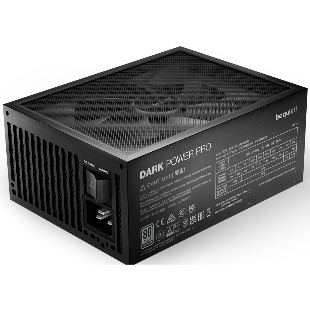 Блок живлення Be quiet! DARK POWER PRO 13 1600W (BN332) - изображение 3