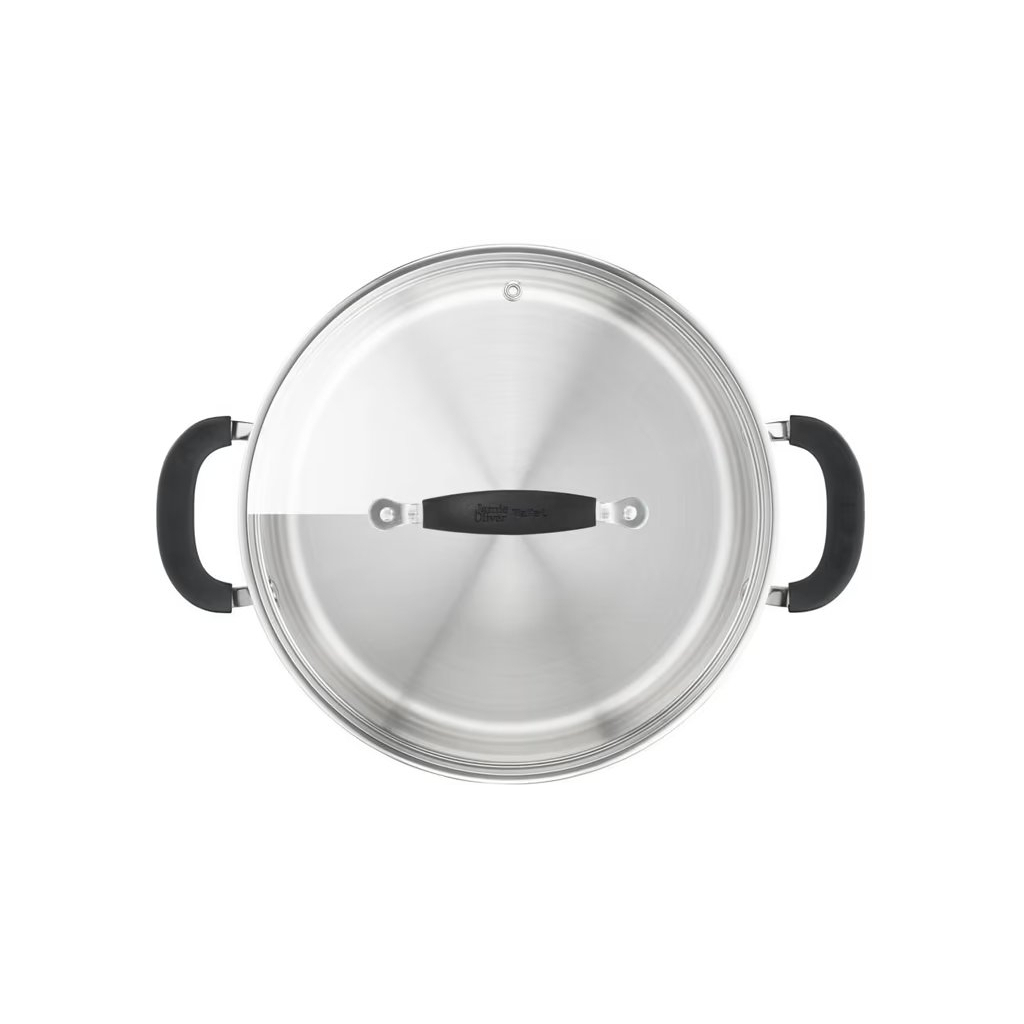 Каструля Tefal Jamie Oliver Home Cook, 8.4л, з кришкою, нержавіюча сталь, силікон (E3186375) - зображення 5