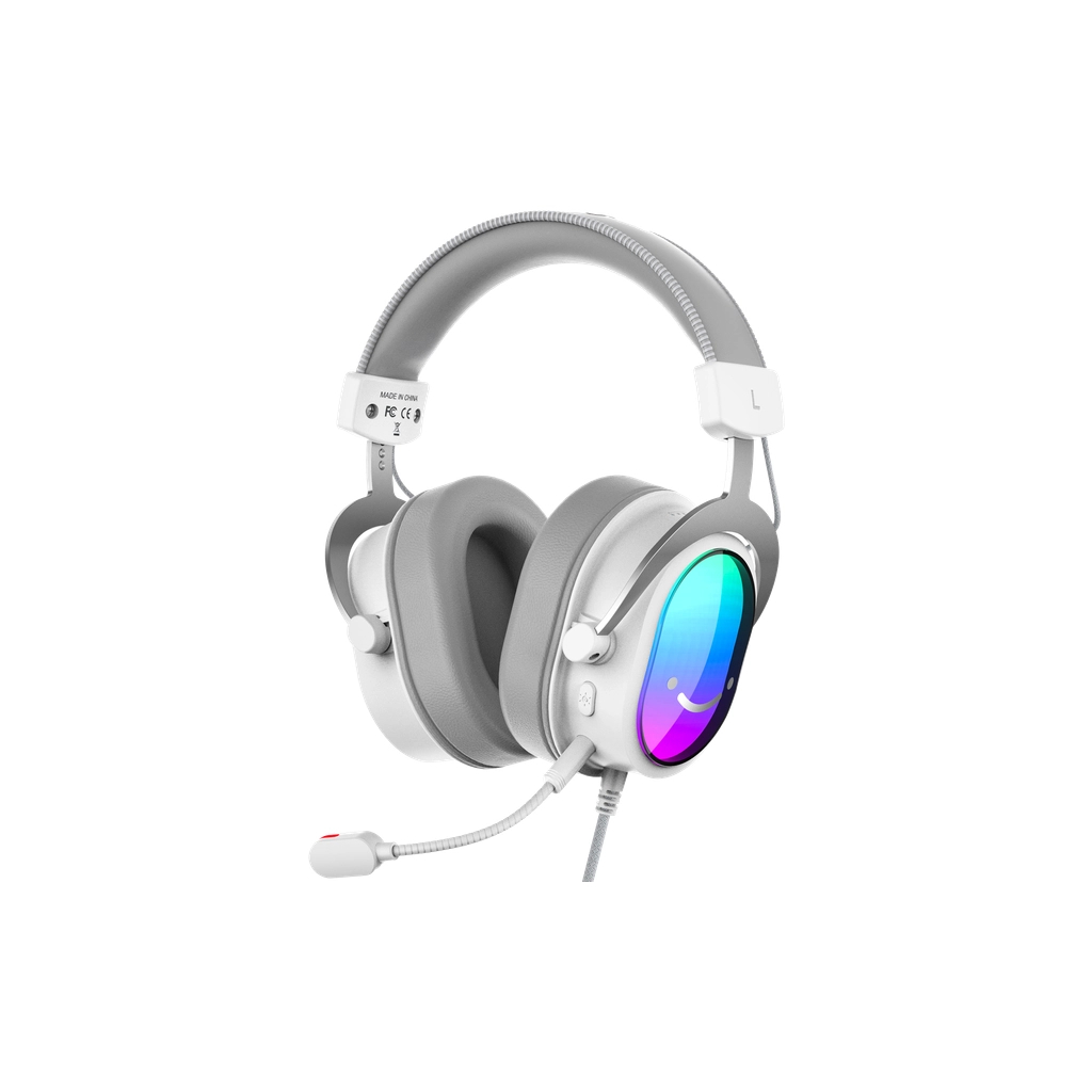 Навушники Fifine H16 7.1 RGB White (H16W) - зображення 3