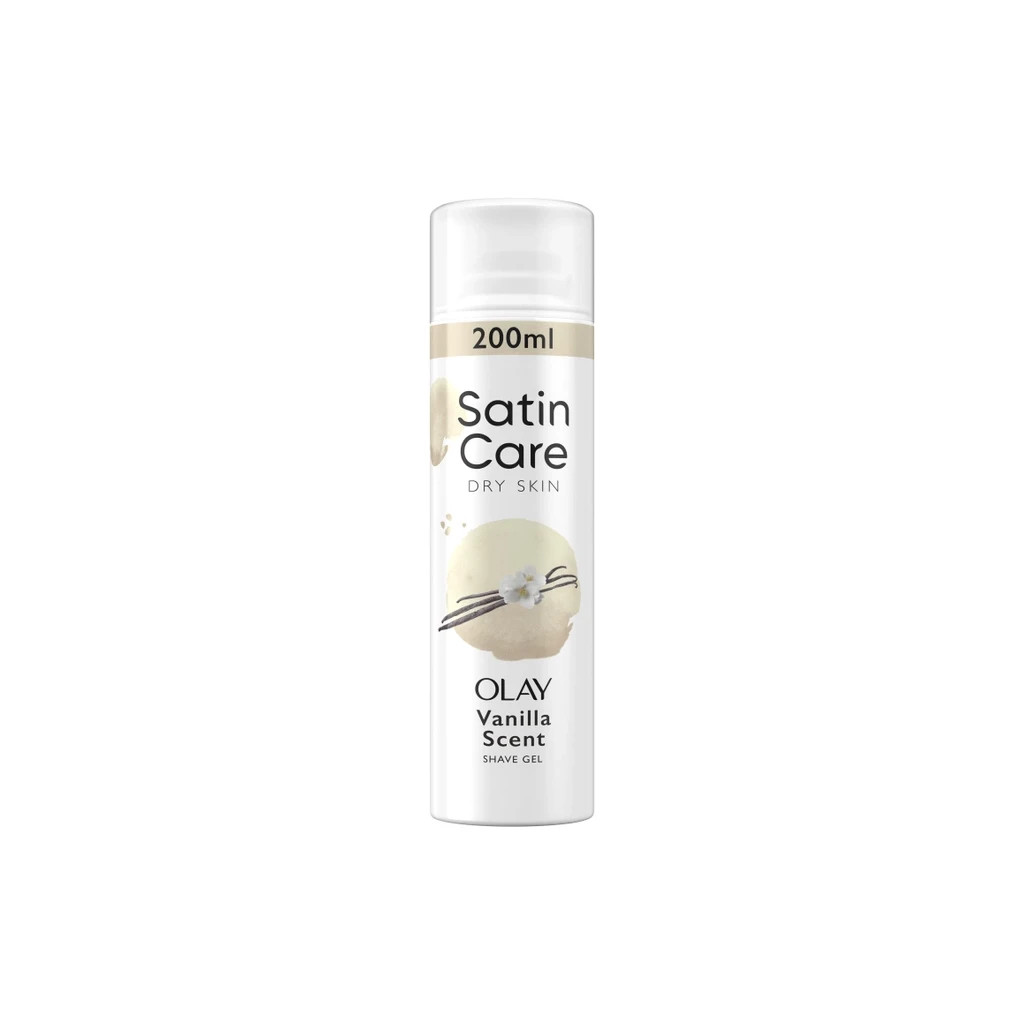 Гель для гоління Satin Care Vanilla Cashmere для сухої шкіри 200 мл (7702018399567) - изображение 1