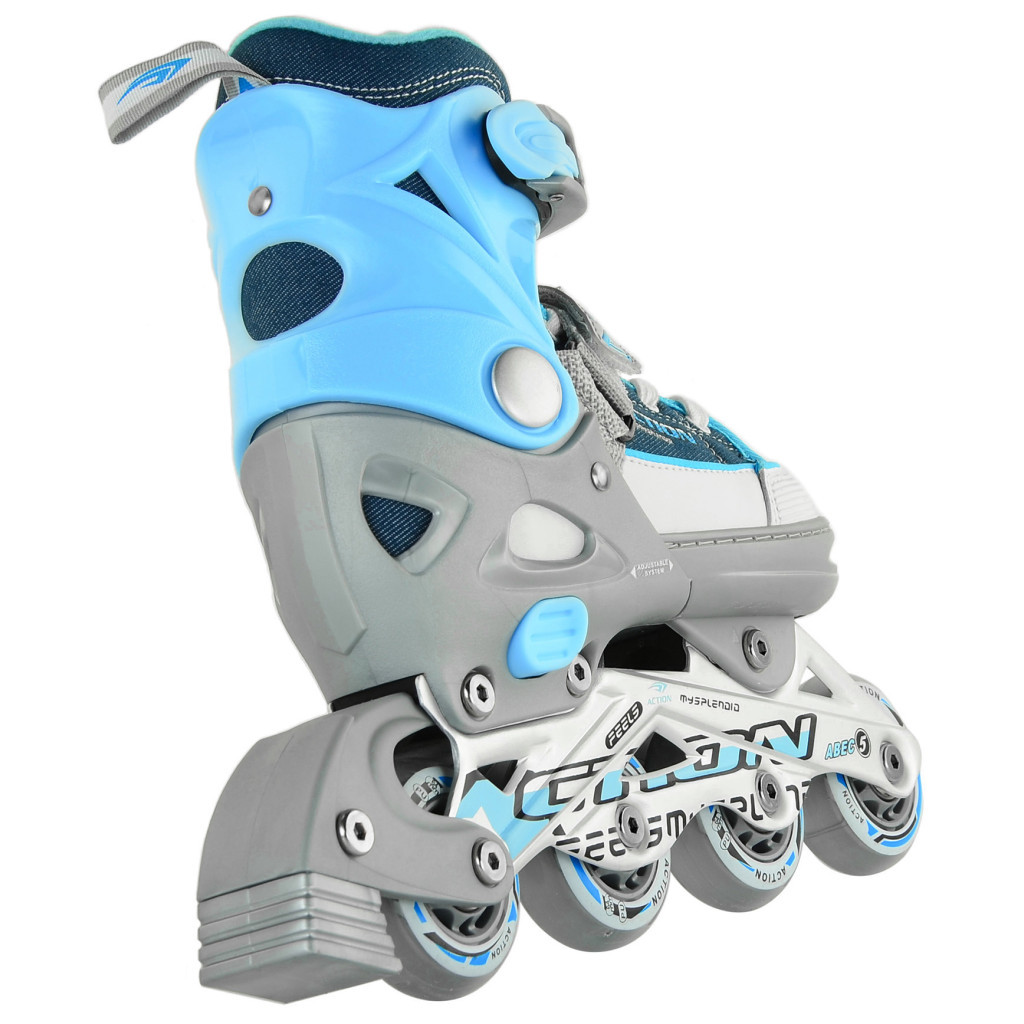 Роликові ковзани Action Kire Блакитні 33-36 (PW-126B-13-2BLUE/33-36) - изображение 9