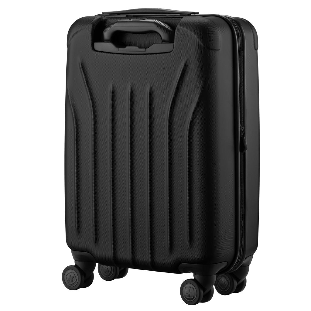 Валіза Wenger Oryson, мала, пластик, 4 колеса, чорна (653163) - зображення 3