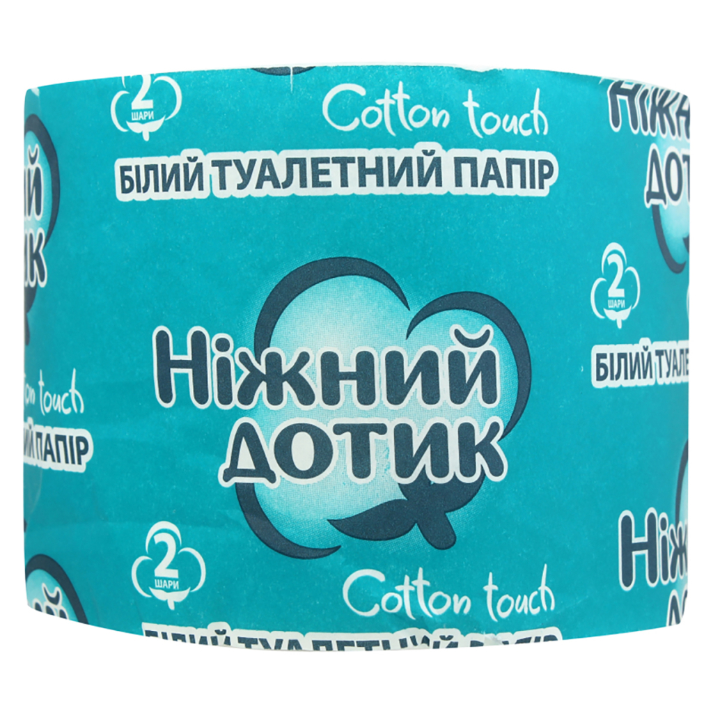 Туалетний папір Ніжний дотик 2 шари 1 рулон (4823019011074) - зображення 1