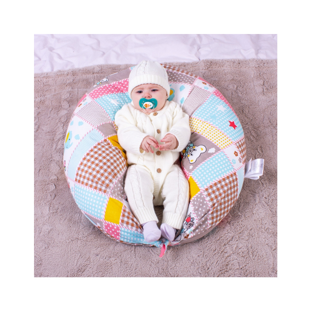 Подушка MirSon для вагітних та годування №8335 Print Line 17-0501 Hello kitty Бязь 30х170х20 см (2200006200604) - зображення 1