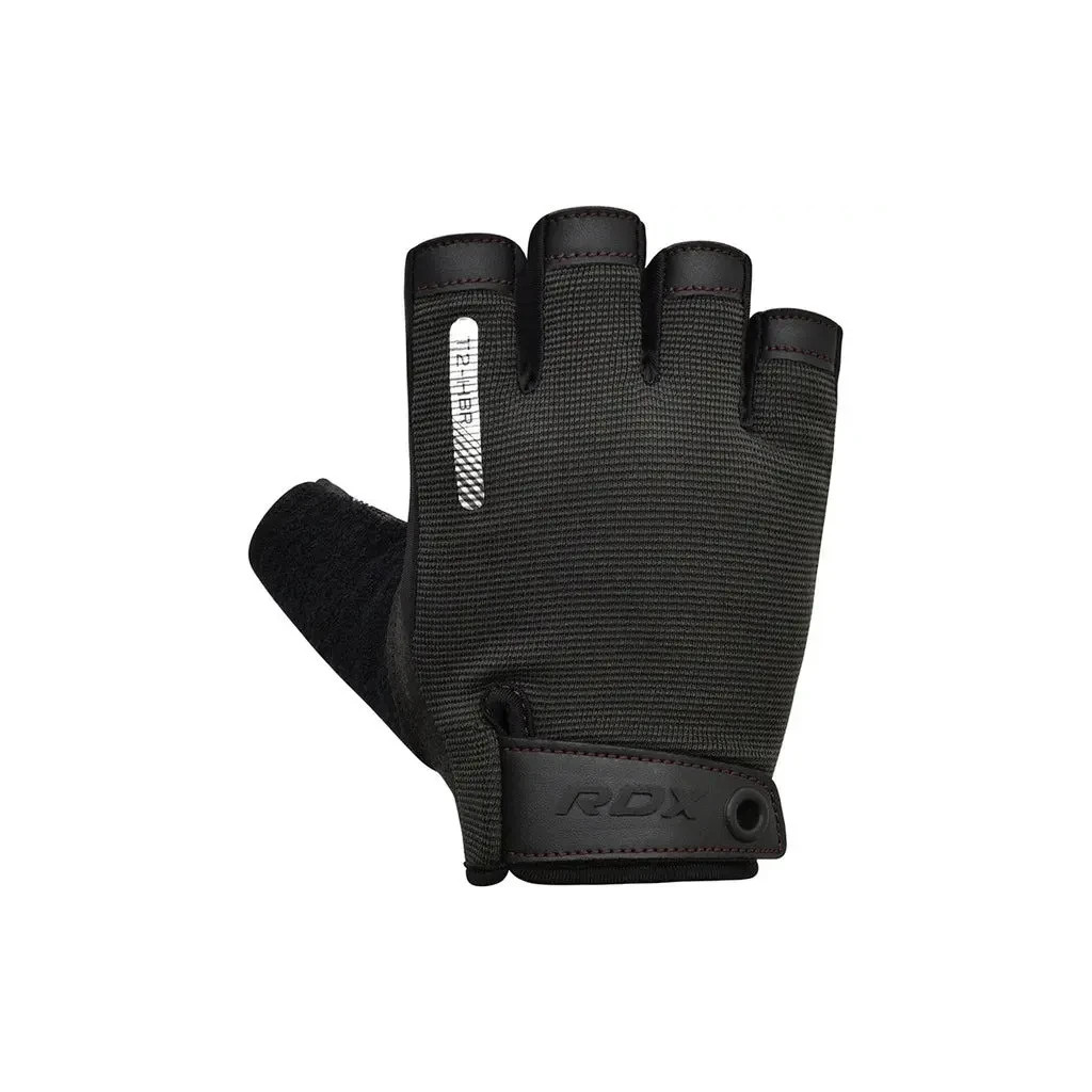 Рукавички для фітнесу RDX T2 Half Brown L (WGA-T2HBR-L) - изображение 2