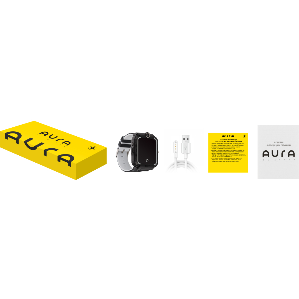 Смарт-годинник AURA A4 4G WIFI Black (KWAA44GB) - зображення 5