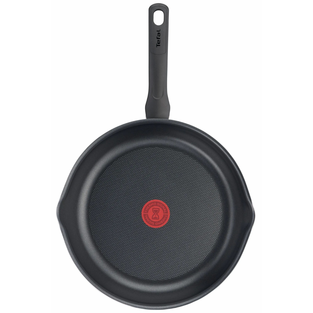 Сковорода Tefal Day by Day 28 см, з кришкою, алюміній, бакеліт, скло, чорний (B5580623UA) - изображение 5