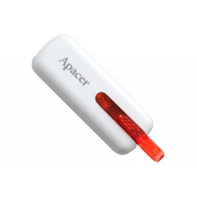 USB флеш накопичувач Apacer 8GB AH326 white USB 2.0 (AP8GAH326W-1) - зображення 4